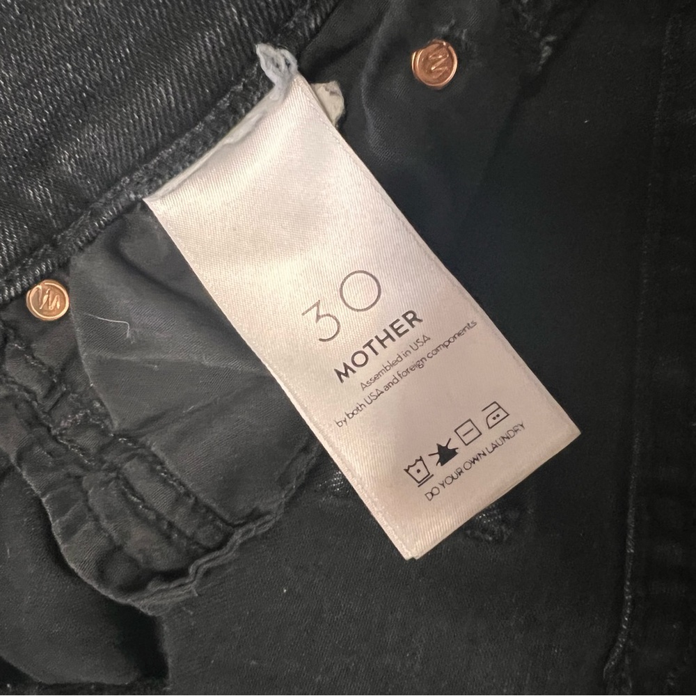 MOTHER Black Ankle Jeans - Picture 7 of 7